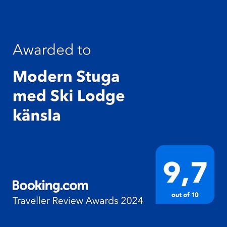 Modern Stuga Med Ski Lodge Kaensla Järvsö 外观 照片