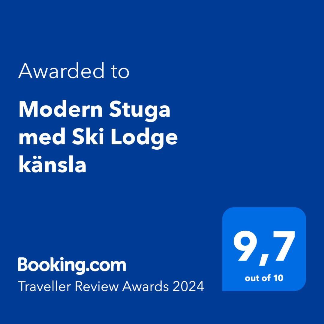 Modern Stuga Med Ski Lodge Kaensla Järvsö 外观 照片